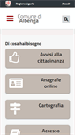 Mobile Screenshot of comune.albenga.sv.it